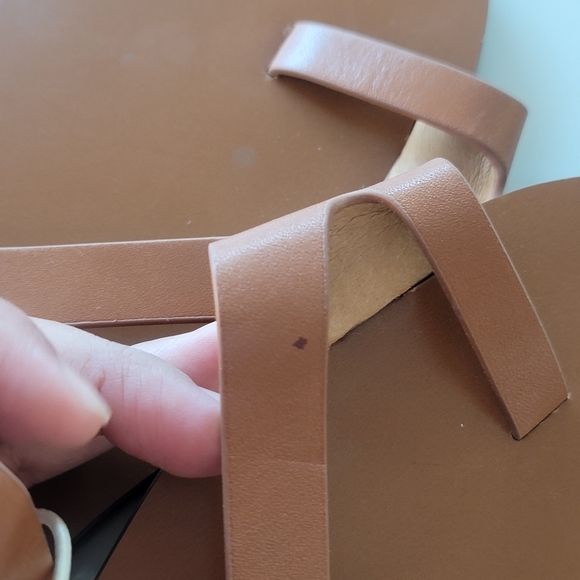 NEW MADEWELL The Gabi Asymmetric-Strap Leather Sandal size 9 1/2 - Picture 7 of 14